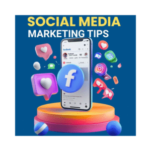 Learn social media marketing course dashboard showing Instagram, Facebook, and YouTube icons”