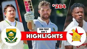sa vs zim test Wiaan Mulder 367 not out